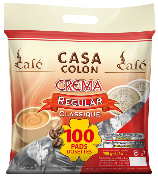 CASA COLON - DOSETTES DE CAFÉ COMPATIBLES SENSEO®* - CLASSIQUE - 100 PCS
