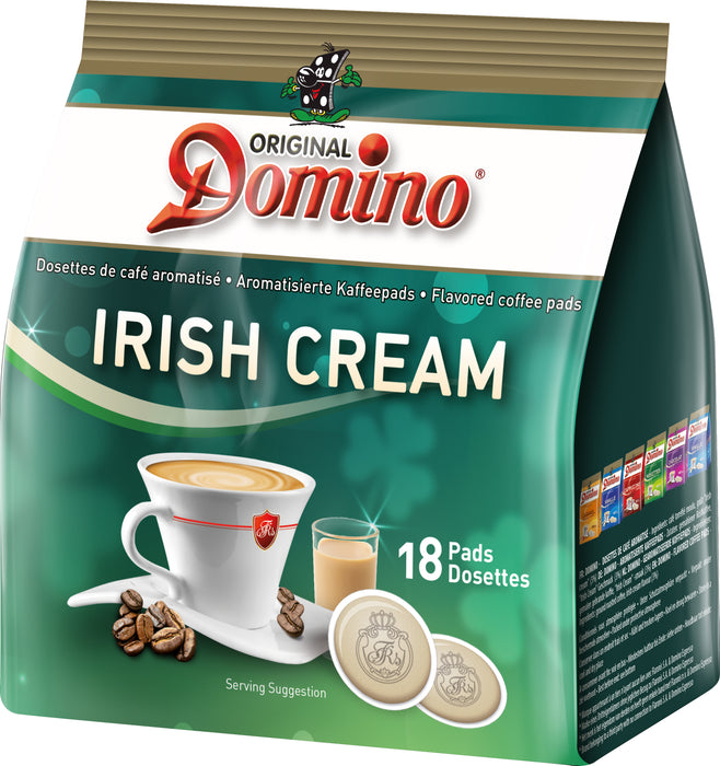 DOMINO - SENSEO®* COMPATIBLE COFFEE PADS - IRISH CREAM - 18 PCS