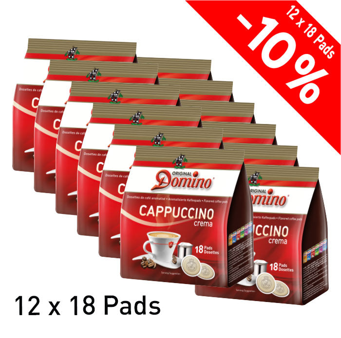 DOMINO - SENSEO®* COMPATIBLE COFFEE PADS - CAPPUCCINO - 216 PCS