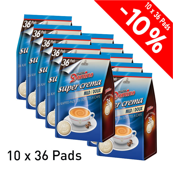 DOMINO - SENSEO®* COMPATIBLE COFFEE PADS - MILD - 360 PCS