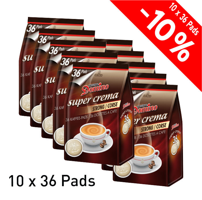 DOMINO - SENSEO®* COMPATIBLE COFFEE PADS - STRONG - 360 PCS